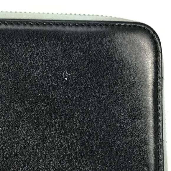 CHANEL Authentic Black Leather Wallet